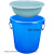 泔水干湿过滤分离带滤网垃圾桶大号厨房厨余茶水茶叶沥水潲水桶篮定制 银灰色60K型沥水篮