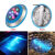 LED泳池壁灯七彩户外防水庭院鱼水池水底水下侧壁挂灯低压喷泉灯 9W七彩RGB