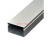 铝合金铝合金方形外开明装电线明线加厚金属桥架装饰布扣压FZB 40*25 壁厚0.6mm