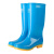 上海牌 301 女士高筒雨靴 防水鞋PVC户外雨靴可拆卸棉套 紫色37码
