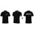 中通快运工作服夏装棉短袖T恤定制中通物流工装广告衫印字logo 黑色 S