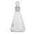 标准口三角烧瓶250ml 24# 磨口三角烧瓶 高温玻璃锥形瓶实验烧杯 250ml 24#含塞