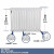 卡萨罗 暖气片钢制暖气片家用暖气片壁挂式自采暖集中供暖60宽1.8m 现货1.8m 3柱