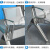 kuoson 机场椅输液椅子不锈钢排椅公共等候座椅三人位（3张起拍）