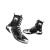 VENUM ELITE BOXING SHOES毒液拳击鞋专业比赛训练鞋摔跤鞋高帮预定款 黑银色 43