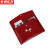 京洲实邦【A4红色5个装】防水包装磁吸按扣袋ZJ-0396