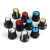 塑料旋钮 单、双联电位器用 WH148 梅花柄帽子 功放电位器15X17mm AG3-梅花柄钮帽-红色(5个）