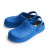 2021年防滑厨师鞋透气包头防水休闲轻便耐磨耐油橡胶底劳保工作鞋 蓝色 36