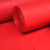 冰禹 防滑毯地垫 一次性红毯过道楼梯垫开业迎宾婚庆地毯 红色1×10m 厚5mm BYP-392