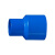 联塑（LESSO）异径套(PVC-U给水配件)蓝色 dn90X75