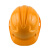 汉盾（HANDUN）HD-HT34 三筋ABS透气安全帽带透气孔 无反光条 新旋钮帽衬Y型下颚带橙色 1顶
