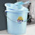 水桶塑料桶加厚手提学生宿舍储水洗澡洗衣装水桶厕所大号 中号粉色26L高强力桶