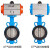 德仕登 气动蝶阀D671X-16Q对夹式阀门不锈钢 DN50(球墨板)