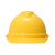 梅思安/MSA V-Gard500 ABS透气孔V型安全帽 超爱戴帽衬 带下颚带 黄色 1顶 可定制 IP