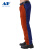 友盟（AP）AP-6062 咖啡色皮配蓝色阻燃背布焊裤 XL码 一条 