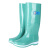 上海牌 333 女士加棉高筒雨靴防滑耐磨时尚舒适PVC户外雨靴可拆卸棉套内里 天蓝色37码