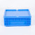 建功立业物流箱GY3238外径:400*300*147mm蓝色平盖