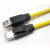 汇川伺服通讯网线EtherCAT总线S6-L-T04-0.3/1.0/3.0工业屏蔽网线 S6-L-T04黄色 0.