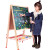儿童画板小黑板画架双面磁性家用写字板宝宝绘画白板涂鸦板可升降 D款(超值)适合3-8岁