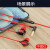 金尚马入耳式线控有线耳机手机耳机音乐耳机重低音3.5mm接口弯插type-c电脑笔记本手机适用 3.5mm中国红