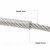 奕多美 304不锈钢包塑钢丝绳12mm粗20m长柔软包胶晾衣绳 YDM-BXGS-20