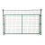 德威狮 硬塑框架护栏网高速护栏隔离网园区隔离栅栏围栏铁丝绿色护栏网 框架网5.0毫米粗*1.8米高*2.9米宽