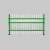 希万辉 锌钢围墙护栏铁艺栅栏隔离防护栏B 蓝白色1.5高3横杠3米长加厚款