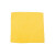 柒亦辰（QiYiChen）DLQ122吸水抹布 超细纤维毛巾 保洁清洁布 40*40cm 4条装 黄色