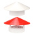 鼎岩透气帽PVC防雨帽110 160屋顶排气通气帽塑料水管50 75通风口管帽 能 白色款