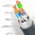 万级（WANJEED）七类双屏蔽网线 CAT7工程家装无氧铜连接线 万兆 灰色100米1-14135