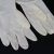 海斯迪克 丁腈手套 清洁洗碗洗衣耐磨防水手套 38cm白色 M 