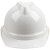 MSA梅思安 10172476 V-Gard500 豪华型白色ABS带透气孔帽壳 超爱戴帽衬 灰针织吸汗带 D型下颚带*1顶 白色