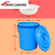 干湿过滤分离带滤网垃圾桶大号厨房厨余茶水茶叶沥水水桶篮桶 蓝色60K型+沥水篮