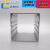 正方形铝合金外壳铝型材盒子铝盒长方形壳体氧化开孔丝印打标打样 25*25*长80白色