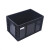 希万辉 周转箱塑胶物流箱加厚电子元件周转盒 600*400*340mm 黑色