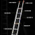 奥鹏 铝合金单面伸缩梯 收缩升降直梯户外便携工程梯阁楼梯子 铝合金单面伸缩梯7米 4.0厚度