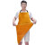 DENGWEN BLISS.邓文 FZ089 电焊防护围裙 焊接防护服 牛皮围裙 棕黄色