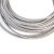 海斯迪克 HKCX-6 304不锈钢透明包塑钢丝绳 PVC包胶涂塑绳 （7×19结构）6mm/8mm