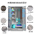 豫震虎 清洁柜卫生柜扫把拖把清洁工具储物柜保洁工具柜 双门高1.5宽0.9黑色ZA860