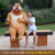 户外卡通动物坐凳摆件布朗熊长颈鹿座椅雕塑景区公园林幼儿园装饰 1.6米熊二座椅