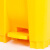 【脚踏70L加厚带轮】废弃口罩黄色医疗垃圾桶脚踏有盖医疗医院利器盒废物桶回收箱大号