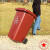 上海240l户外垃圾分类垃圾桶大号环卫干湿分离垃圾箱物业公共场合 30升户外桶/无轮(可回收物) 上海款