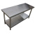 百舸 不锈钢工作台厨房不锈钢操作台桌子 双层600*600*800