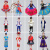 法比兔（FANBEETO）传统56个少数民族服装儿童苗族蒙古族演出服土家族男女童名 新疆男 120cm