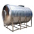 仕必得（SHIBIDE）304不锈钢水箱 卧式储水罐蓄水桶屋顶太阳能水塔水箱储水桶 0.8吨卧式水箱带脚架