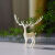 友家语精灵小鹿装饰品摆件苔藓森林微景观3D立体DIY树脂麋鹿仙鹿模型材 高度3cm