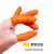 采易乐 橡胶防滑手指套 一次性防护手指头套加厚耐磨麻点乳胶指套 白色L/大号（100只）08298