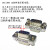 惠利得CAN总线 DB9针120欧姆终端匹配电阻；CAN DB9；0.25W;有发票; 黑胶 公转母 一面针，一面孔；