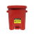 众御zoyet聚乙烯生化垃圾桶6加仑/22.6L红色危化品固体废弃物收集桶390*440*406mm耐酸碱危废存储桶