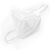 批发一次性立体五层防护白色成人独立包装KN95型口罩一件 黑色 50只独立装